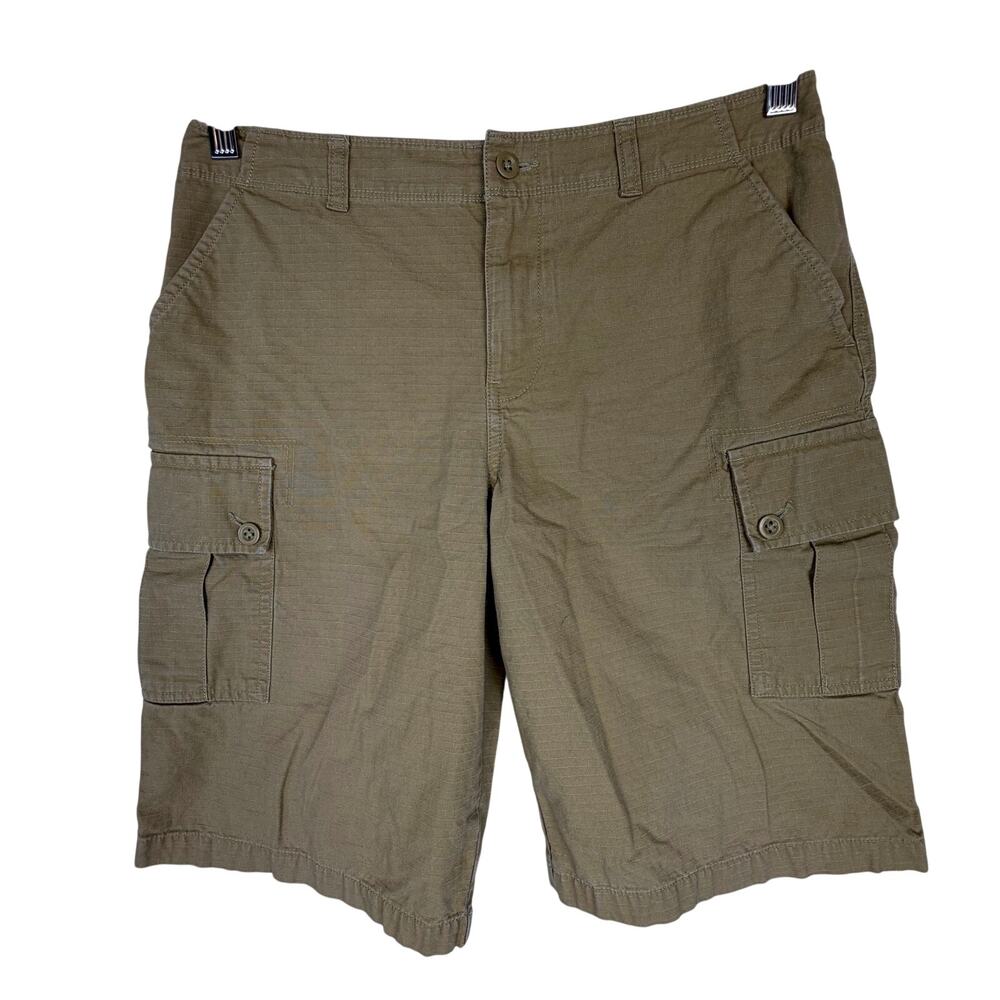 Polo Ralph Lauren Classic Twill Cargo Shorts Boys Youth Size 18 Khaki Tan Multi